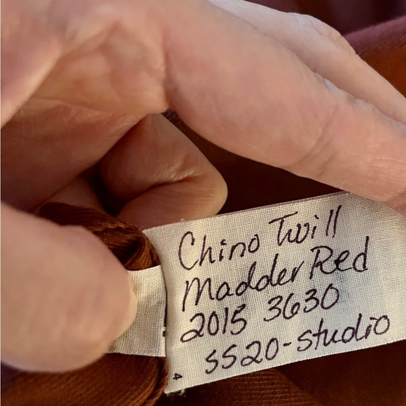 Filson Men’s Chino Twill Two-Pocket Button Down Shirt Madder Red Size M - Picture 5 of 7